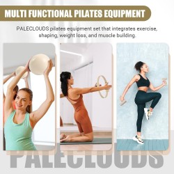 Juego de anillos de pilates, kit esencial de pilates con anillo de pilates y bola