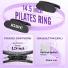 JKSHMYT Anillo de pilates de 14.5 pulgadas con asas acolchadas