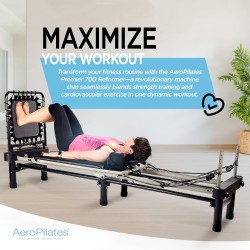 AeroPilates Reformer, equipo de entrenamiento en casa, máquina de Pilates con resistencia