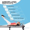 AeroPilates Reformer, equipo de entrenamiento en casa, máquina de Pilates con resistencia