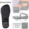Calcetines de yoga para mujer con correas y agarres antideslizantes
