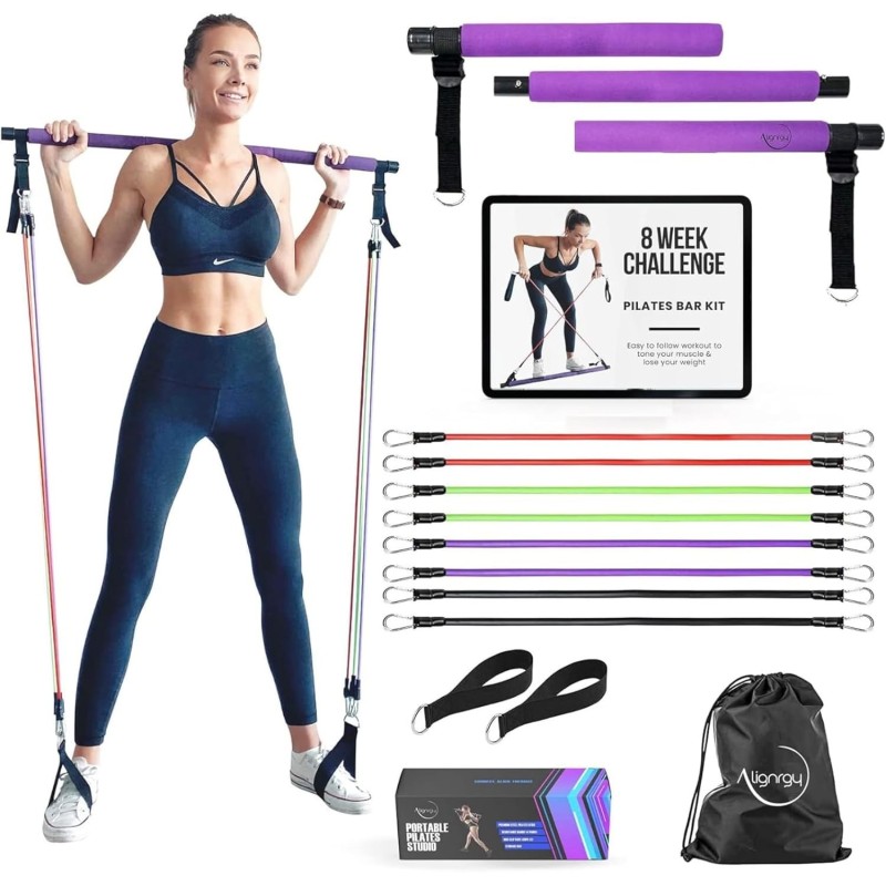 Kit de barra de pilates portátil | Kit de barras ideal para hogar y exteriores Kit de barra de pilates portátil | Kit de barras ideal para hogar y exteriores