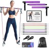 Kit de barra de pilates portátil | Kit de barras ideal para hogar y exteriores