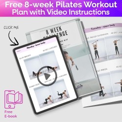 Kit de barra de pilates portátil | Kit de barras ideal para hogar y exteriores