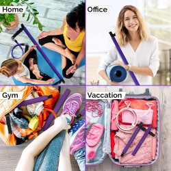 Kit de barra de pilates portátil | Kit de barras ideal para hogar y exteriores