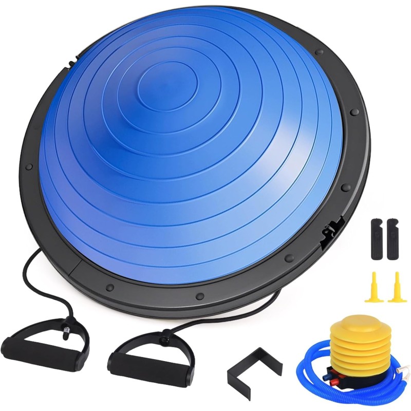 Entrenador de pelota de equilibrio | Incluye bandas de resistencia Entrenador de pelota de equilibrio | Incluye bandas de resistencia