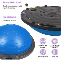 Entrenador de pelota de equilibrio | Incluye bandas de resistencia
