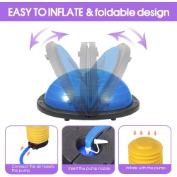 Entrenador de pelota de equilibrio | Incluye bandas de resistencia