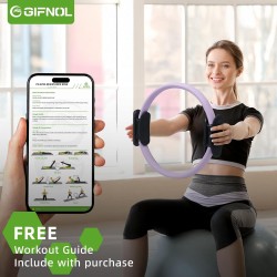 Juego de anillos y pelotas de pilates con bandas de resistencia