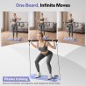 Tablero de pilates, equipo reformador de pilates plegable con temporizador