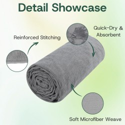 MIELIA Toalla de yoga | Caliente y portable a cualquier lugar