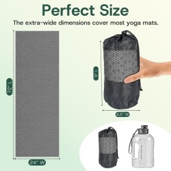 MIELIA Toalla de yoga | Caliente y portable a cualquier lugar