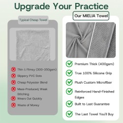 MIELIA Toalla de yoga | Caliente y portable a cualquier lugar