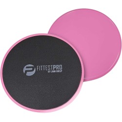 Deslizadores de ejercicio fitness, estabilidad, abdominales, piernas y cuerpo completo (juego de 2)