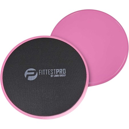 Deslizadores de ejercicio fitness, estabilidad, abdominales, piernas y cuerpo completo (juego de 2)