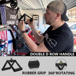 Juego de accesorios para máquina de cable | Desplegables e ideales para gimnasio