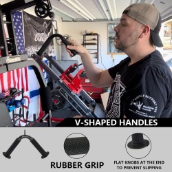 Juego de accesorios para máquina de cable | Desplegables e ideales para gimnasio