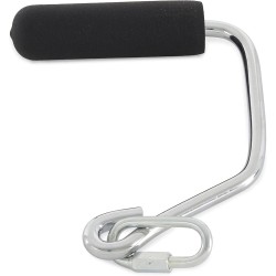 Manijas de agarre cromadas de extremo abierto para máquinas de entrenamiento en casa