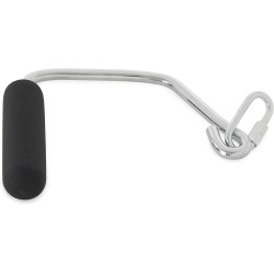 Manijas de agarre cromadas de extremo abierto para máquinas de entrenamiento en casa