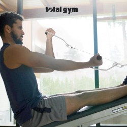 Manijas de agarre cromadas de extremo abierto para máquinas de entrenamiento en casa