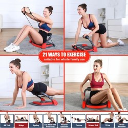 Equipo de entrenamiento abdominal, máquina para sentarse y hacer ejercicio
