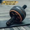 Rueda de rodillo abdominal | Resistente y con alfombrilla de rueda