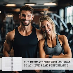 El diario marca ZICOTO de fitness definitivo para rastrear y aplastar tus objetivos de gimnasio Ingles fitness Journal