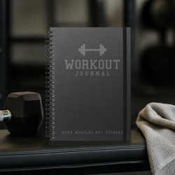 El diario marca ZICOTO de fitness definitivo para rastrear y aplastar tus objetivos de gimnasio Ingles fitness Journal