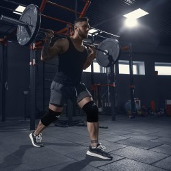 AEOLOS Rodilleras de compresión | Ideal para levantamiento de pesas.