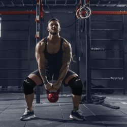 AEOLOS Rodilleras de compresión | Ideal para levantamiento de pesas.