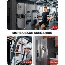 APPS2Car Soporte magnético para teléfono de gimnasio