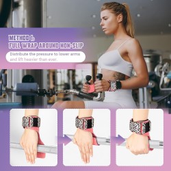 Correas de muñeca de levantamiento de pesas para mujer