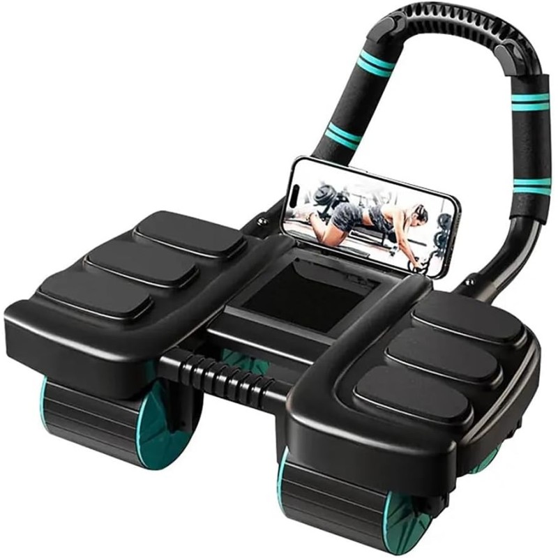 Rueda de rodillo Ab de rebote automático 2025 con soporte de codo y diseño de 4 ruedas Rueda de rodillo Ab de rebote automático 2025 con soporte de codo y diseño de 4 ruedas