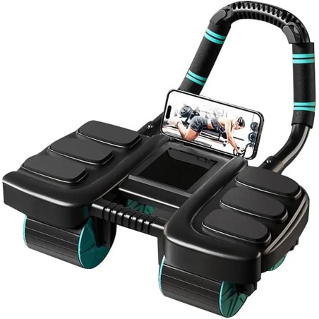 Rueda de rodillo Ab de rebote automático 2025 con soporte de codo y diseño de 4 ruedas