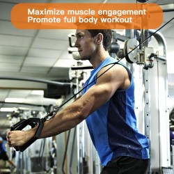 2 extensiones de cable de gimnasio | Echas de cables de acero con 0.2 pulgadas de grosor