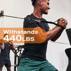 2 extensiones de cable de gimnasio | Echas de cables de acero con 0.2 pulgadas de grosor