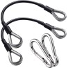 2 extensiones de cable de gimnasio | Echas de cables de acero con 0.2 pulgadas de grosor