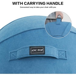 Pelota de yoga, silla antideslizante de estabilidad, pelota de gimnasio grande de 25 pulgadas para fitness