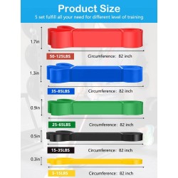 Juego de bandas de asistencia para tracción para hombres y mujeres