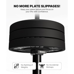 DMoose Fitness Pinzas para barra | De liberacion rapida y agarre firme