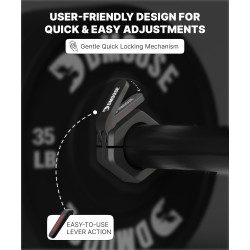 DMoose Fitness Pinzas para barra | De liberacion rapida y agarre firme