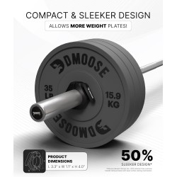 DMoose Fitness Pinzas para barra | De liberacion rapida y agarre firme