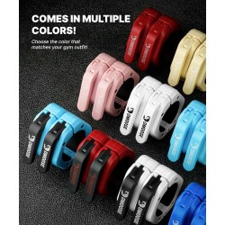 DMoose Fitness Pinzas para barra | De liberacion rapida y agarre firme