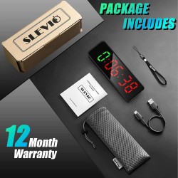 Pequeño cronómetro para gimnasio, cronómetro magnético para entrenamientos