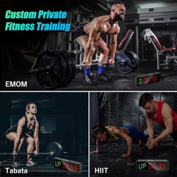 Pequeño cronómetro para gimnasio, cronómetro magnético para entrenamientos