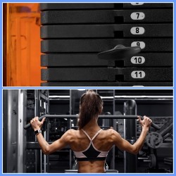 3 pasadores para apilar pesas |Seguros de usar y resistentes