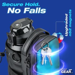 Bolsa magnética de gimnasio con soporte magnético para teléfono para miembros del gimnasio