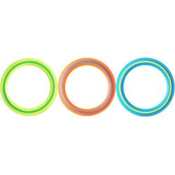 Juego de discos voladores | Kit de 3 para deportes al aire libre