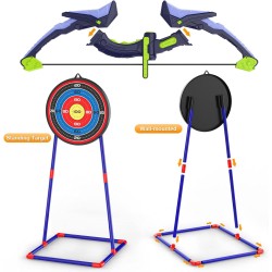 Juego de 2 arcos y flechas para niños | Con flechas y objetivos incluidos
