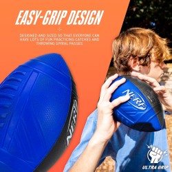 NERF Fútbol de espuma para niños, pelota de espuma suave Pro Grip juvenil